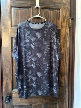 Russell Athletic Black & Gray Camo Performance Tee